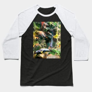 Rainforest Iguana Baseball T-Shirt